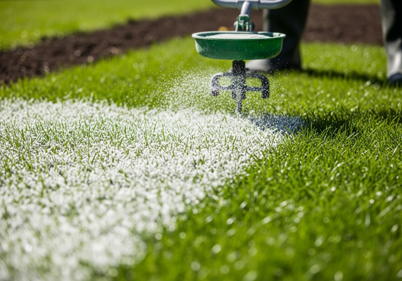 Wapniowanie trawnika