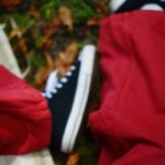 Photo red pants